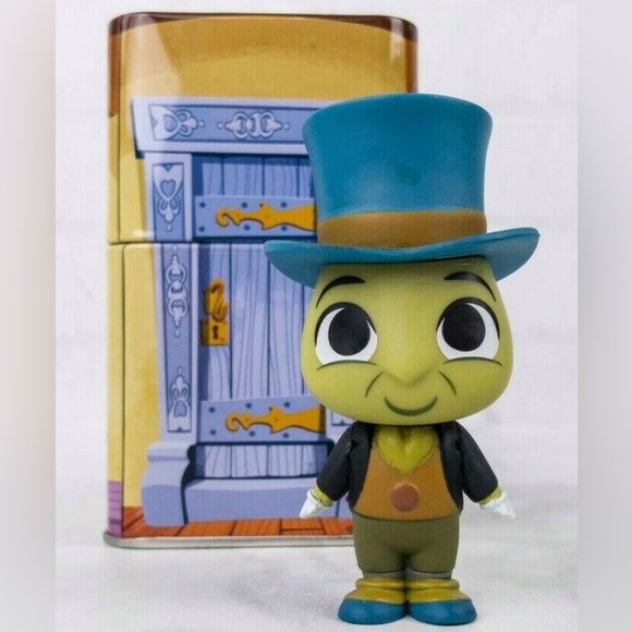 Funko Disney Treasures exclusive tiny town box pop - Jiminy Cricket 🦗🎩💚 - Picture 6 of 6